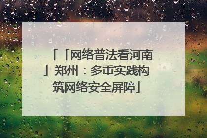 「网络普法看河南」郑州：多重实践构筑网络安全屏障