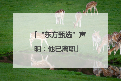 “东方甄选”声明：他已离职