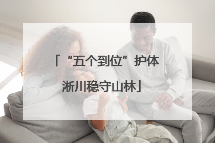 “五个到位”护体 淅川稳守山林