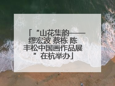 “山花集韵——缪宏波 蔡栋 陈丰松中国画作品展”在杭举办
