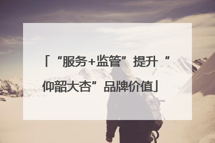 “服务+监管”提升“仰韶大杏”品牌价值