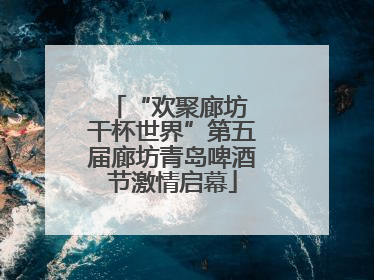 “欢聚廊坊 干杯世界”第五届廊坊青岛啤酒节激情启幕
