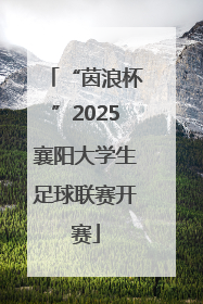 “茵浪杯”2025襄阳大学生足球联赛开赛