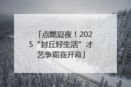 点燃夏夜！2025“封丘好生活”才艺争霸赛开幕