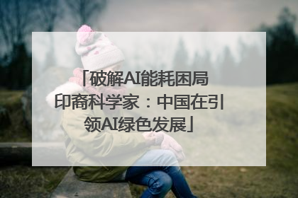 破解AI能耗困局 印裔科学家：中国在引领AI绿色发展