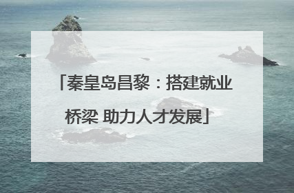 秦皇岛昌黎：搭建就业桥梁 助力人才发展