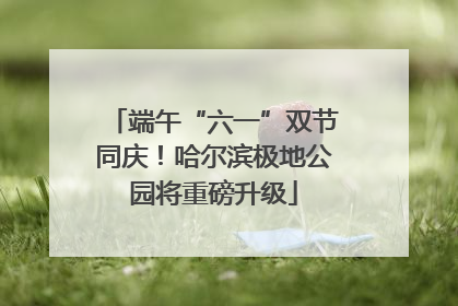 端午“六一”双节同庆！哈尔滨极地公园将重磅升级
