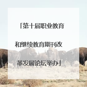 第十届职业教育和继续教育期刊改革发展论坛举办