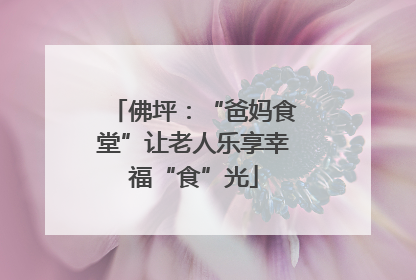 佛坪：“爸妈食堂”让老人乐享幸福“食”光