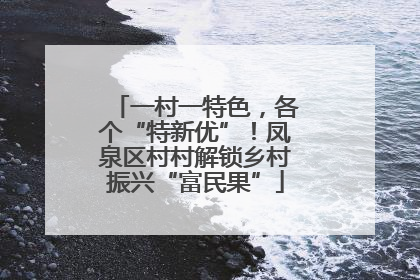 一村一特色，各个“特新优”！凤泉区村村解锁乡村振兴“富民果”