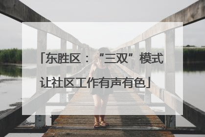 东胜区：“三双”模式让社区工作有声有色