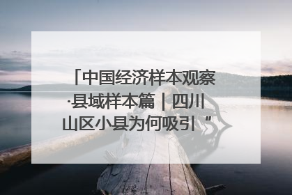 中国经济样本观察·县域样本篇｜四川山区小县为何吸引“村播”扎堆？