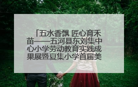 五水香飘 匠心育禾苗——五河县东刘集中心小学劳动教育实践成果展暨夏集小学首届美食节盛大举行