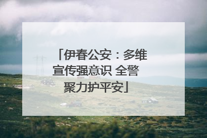 伊春公安：多维宣传强意识 全警聚力护平安