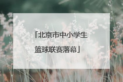 北京市中小学生篮球联赛落幕