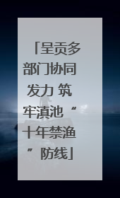 呈贡多部门协同发力 筑牢滇池“十年禁渔”防线