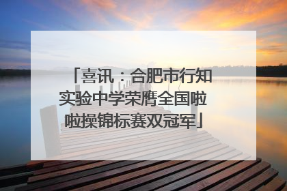 喜讯：合肥市行知实验中学荣膺全国啦啦操锦标赛双冠军
