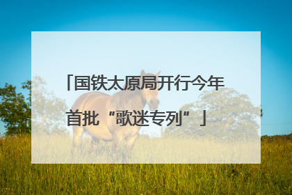 国铁太原局开行今年首批“歌迷专列”