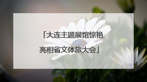 大连主题展馆惊艳亮相省文体旅大会