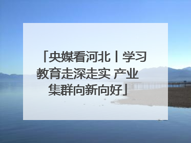 央媒看河北丨学习教育走深走实 产业集群向新向好