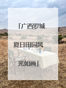 广西罗城夏日田园风光如画