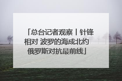 总台记者观察丨针锋相对 波罗的海成北约俄罗斯对抗最前线