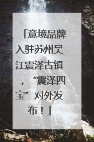 意境品牌入驻苏州吴江震泽古镇，“震泽四宝”对外发布！