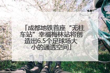 成都地铁首座“无柱车站”幸福梅林站将创造出6.5个足球场大小的通透空间