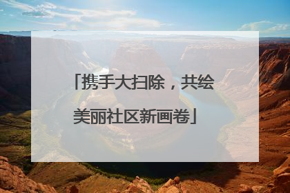 携手大扫除，共绘美丽社区新画卷