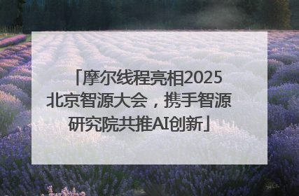 摩尔线程亮相2025北京智源大会，携手智源研究院共推AI创新