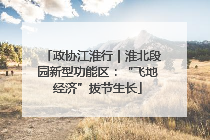 政协江淮行｜淮北段园新型功能区：“飞地经济”拔节生长