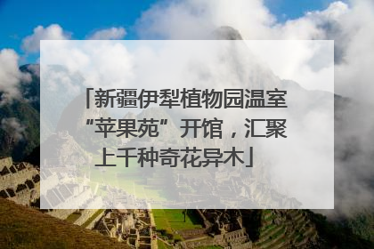 新疆伊犁植物园温室“苹果苑”开馆，汇聚上千种奇花异木