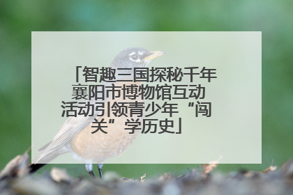 智趣三国探秘千年 襄阳市博物馆互动活动引领青少年“闯关”学历史