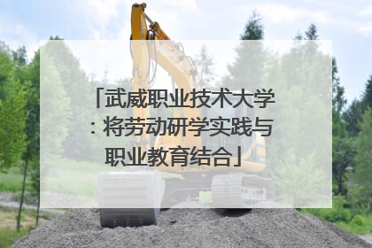 武威职业技术大学：将劳动研学实践与职业教育结合