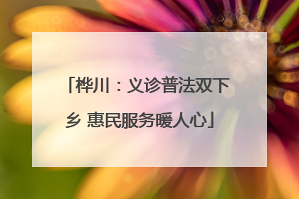 桦川：义诊普法双下乡 惠民服务暖人心