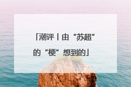 潮评丨由“苏超”的“梗”想到的