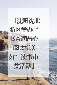 沈阳沈北新区举办“书香润吾心 阅读悦美好”读书市集活动
