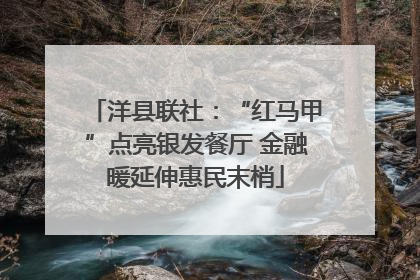 洋县联社：“红马甲”点亮银发餐厅 金融暖延伸惠民末梢