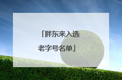 胖东来入选老字号名单