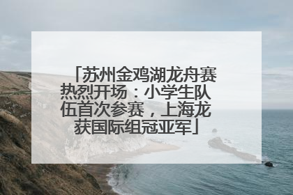苏州金鸡湖龙舟赛热烈开场：小学生队伍首次参赛，上海龙获国际组冠亚军