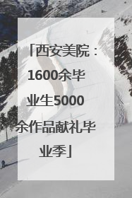 西安美院：1600余毕业生5000余作品献礼毕业季