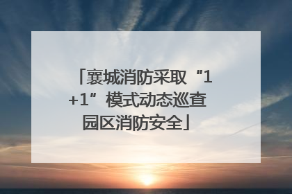 襄城消防采取“1+1”模式动态巡查园区消防安全
