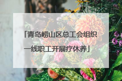 青岛崂山区总工会组织一线职工开展疗休养