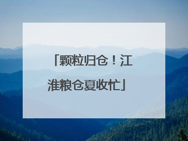 颗粒归仓！江淮粮仓夏收忙