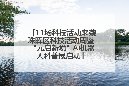 11场科技活动来袭 珠晖区科技活动周暨“元启新境”Ai机器人科普展启动