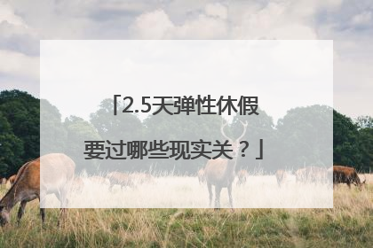 2.5天弹性休假要过哪些现实关？