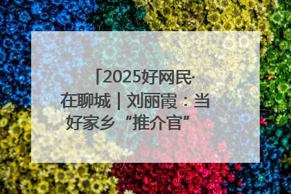 2025好网民·在聊城｜刘丽霞：当好家乡“推介官” 秀出乡村新风貌