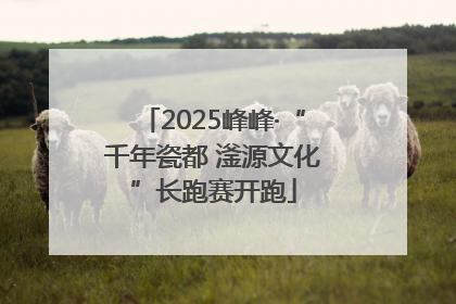 2025峰峰·“千年瓷都 滏源文化”长跑赛开跑