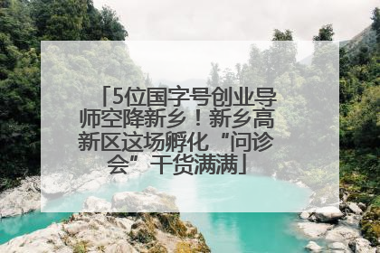 5位国字号创业导师空降新乡！新乡高新区这场孵化“问诊会”干货满满