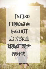 5月30日晚8点京东618开启 京东全球购汇聚世界好物